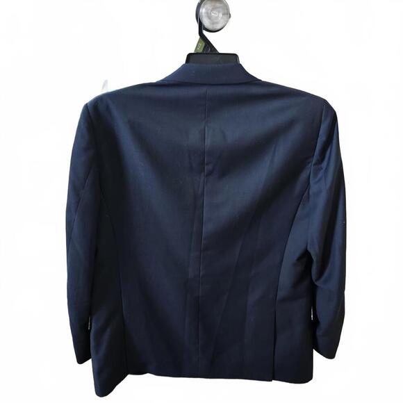 Elegant Alan Flusser Navy Blazer  SEE MEASUREMENTS IN PIC - Picture 2 of 9